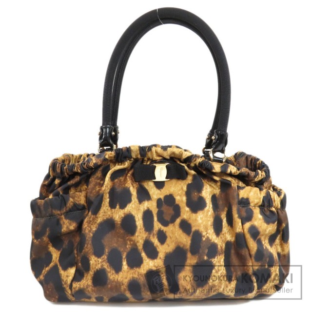 Salvatore Ferragamo サルヴァトーレフェラガモ レオパード柄 トート  