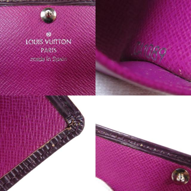 LOUIS VUITTON エピレザー キーケース パープル