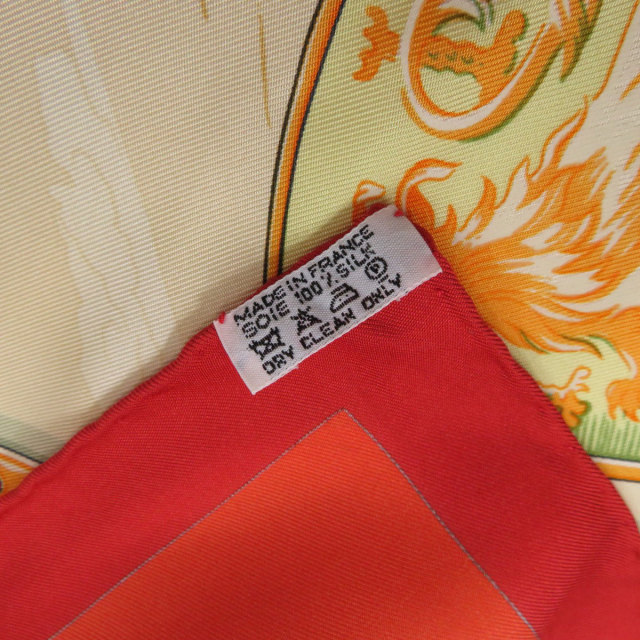 HERMES エルメス カレ90 La vie a chevaL スカーフ シルク