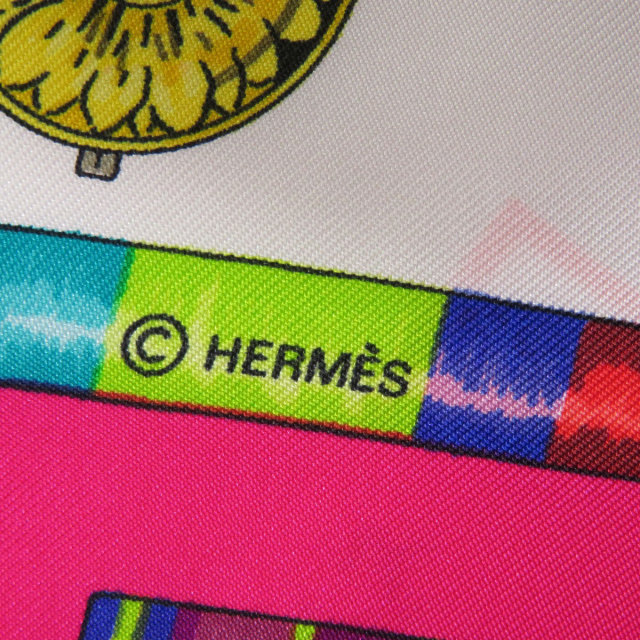 HERMES エルメス カレ90 Petite main スカーフ シルク