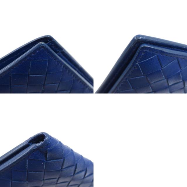 ボッテガ カードケース パスケース 青 BOTTEGA VENETA ボッテガ