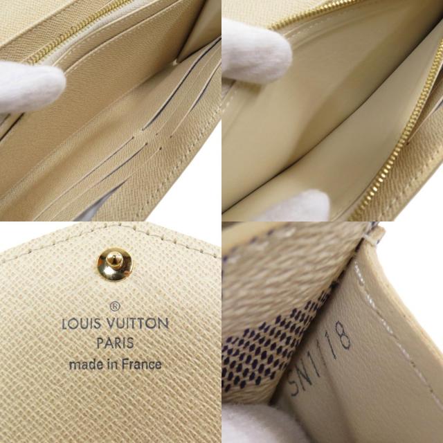 LOUIS VUITTON 長財布 ダミエアズール ポルトフォイユ・サラ 