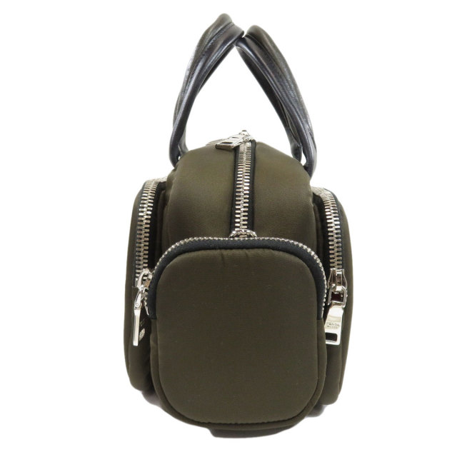 PRADA プラダ 1BB061 ロゴ金具 2WAY ハンドバッグ ナイロン素材 レディース