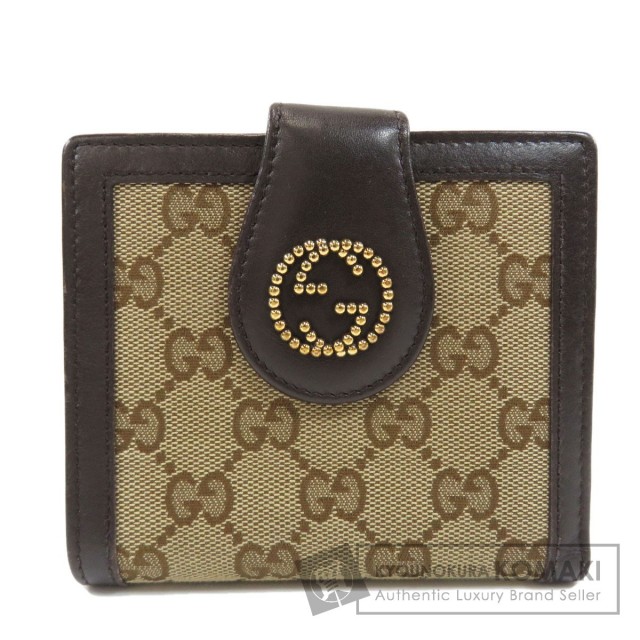 GUCCI グッチ 269975 Wホック GG 二つ折り財布（小銭入れあり