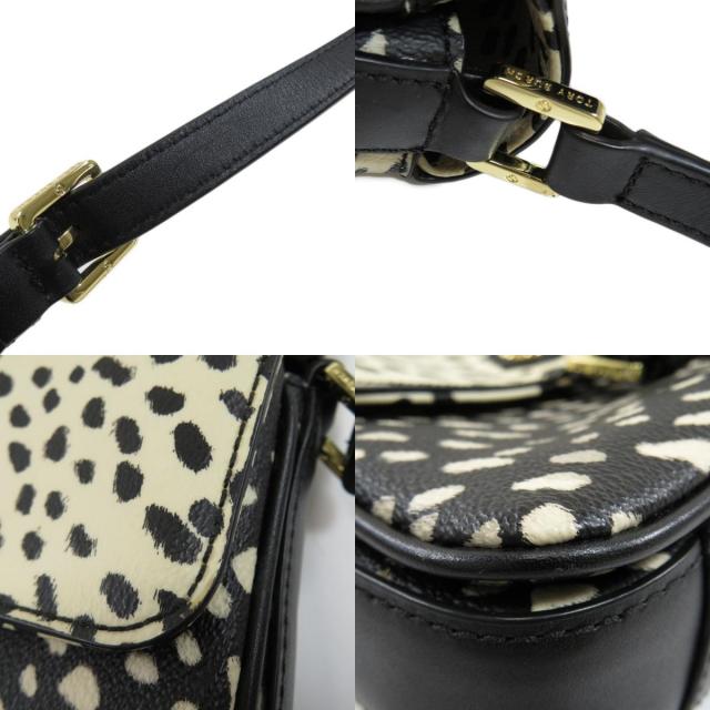 Tory Burch トリーバーチ アニマル柄 ショルダーバッグ PVC/レザー 