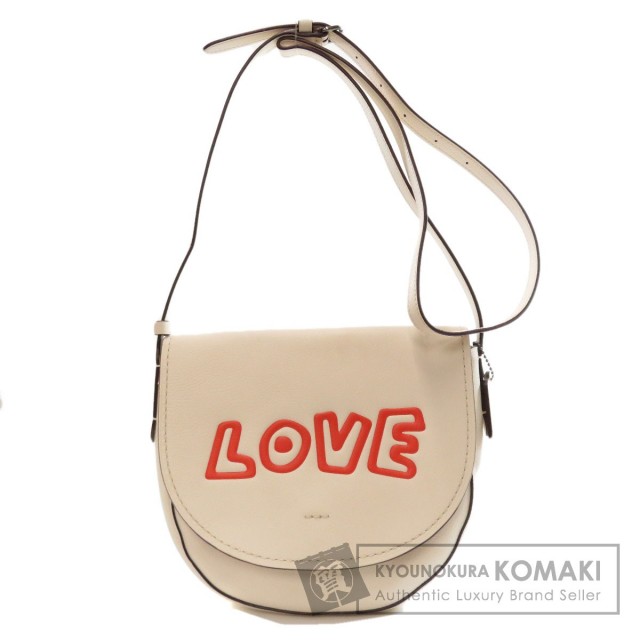 COACH コーチ F11784 キース へリングコラボ LOVE ショルダーバッグ  