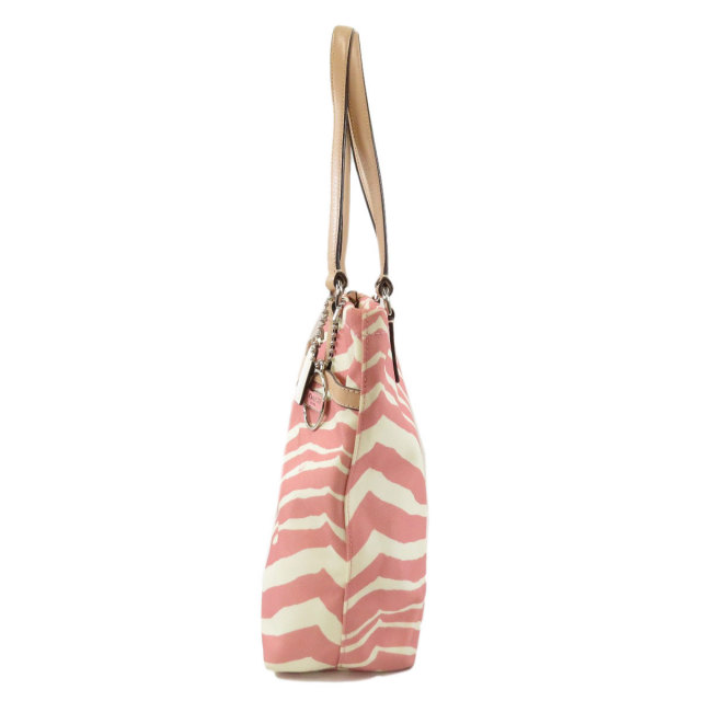 COACH コーチ F23283 ゼブラ柄 トートバッグ キャンバス/レザー レディース 