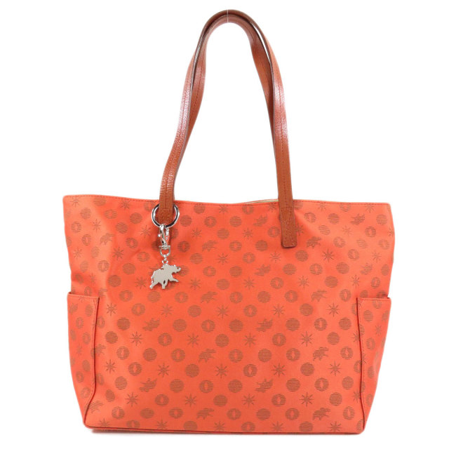 HUNTING WORLD ハンティングワールド 総柄 トートバッグ キャンバス