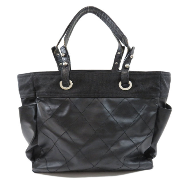 CHANEL シャネル パリビアリッツトート シルバー金具 トートバッグ  