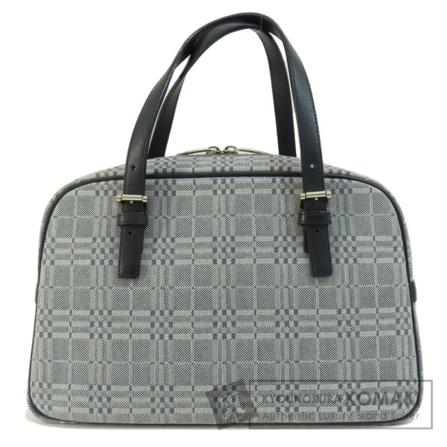 BURBERRY バーバリー チェック柄 ハンドバッグ キャンバス/レザー 