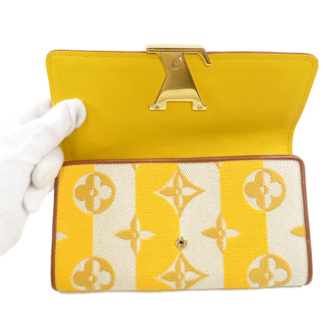 LOUIS VUITTON ルイヴィトン M80416 ポルトフォイユ・カプシーヌ 長  