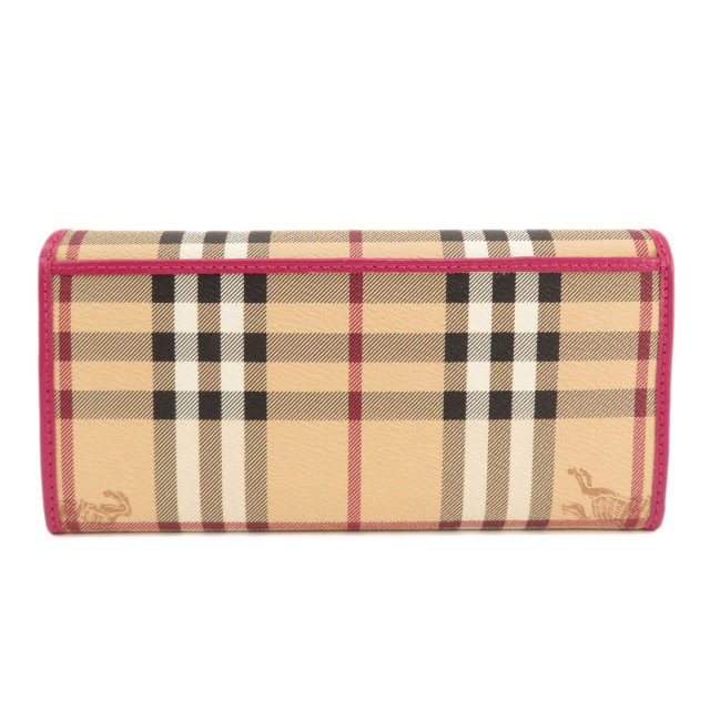 BURBERRY バーバリー ノバチェック 長財布（小銭入れあり） PVC/レザー  