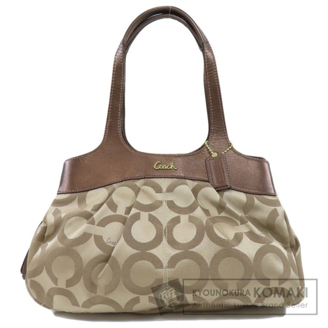 COACH コーチ F14077 オプアート トートバッグ キャンバス レディース