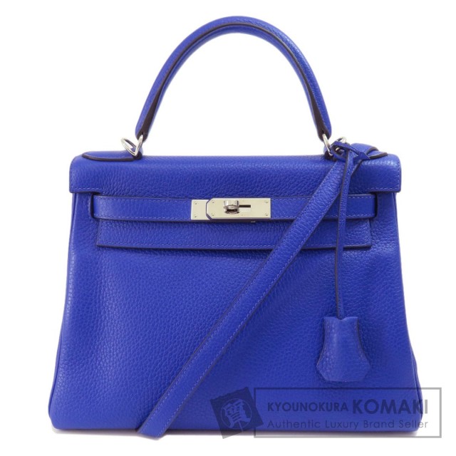 HERMES エルメス ケリー28 内縫い シルバー金具 ハンドバッグ トリヨン 