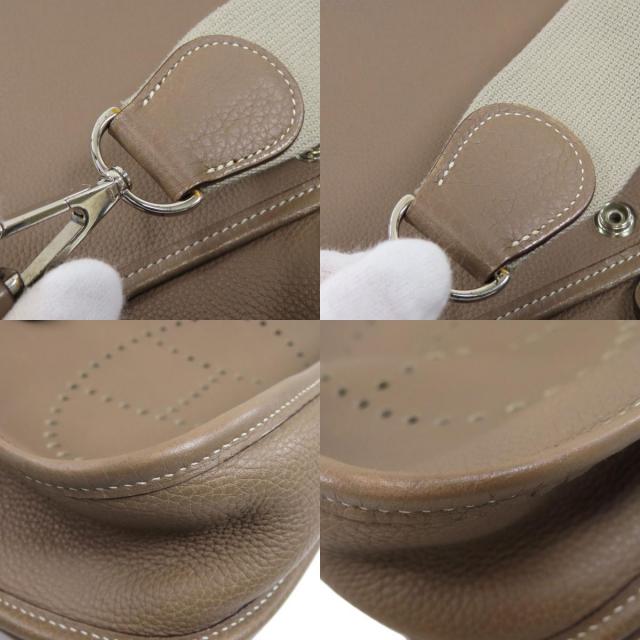 HERMES エルメス エブリン2 PM エトープ エトゥープ シルバー金具  