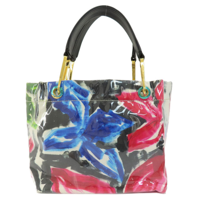 MARNI マルニ グロッシーグリップ トートバッグ ビニール レディース 