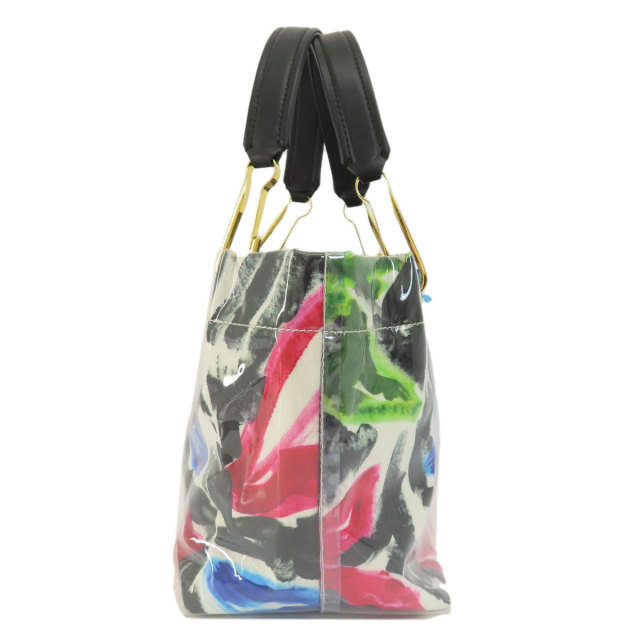 MARNI マルニ グロッシーグリップ トートバッグ ビニール レディース