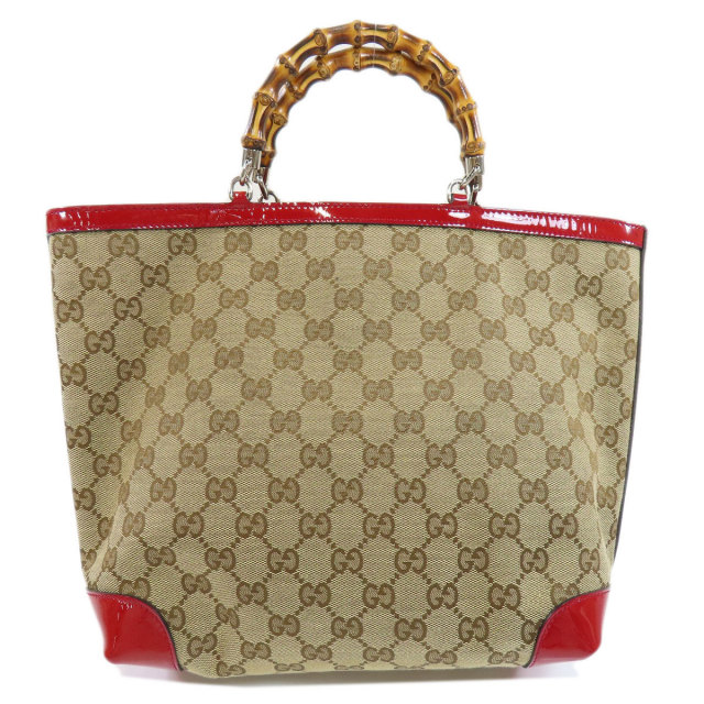 FROMJAPANGUCCI バンブーバッグ GUCCI グッチ 311175 GG バンブー ハンドバッグ キャンバス