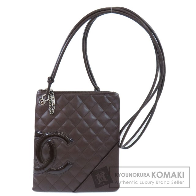CHANEL シャネル カンボンライン ココマーク シルバー金具 ショルダー  