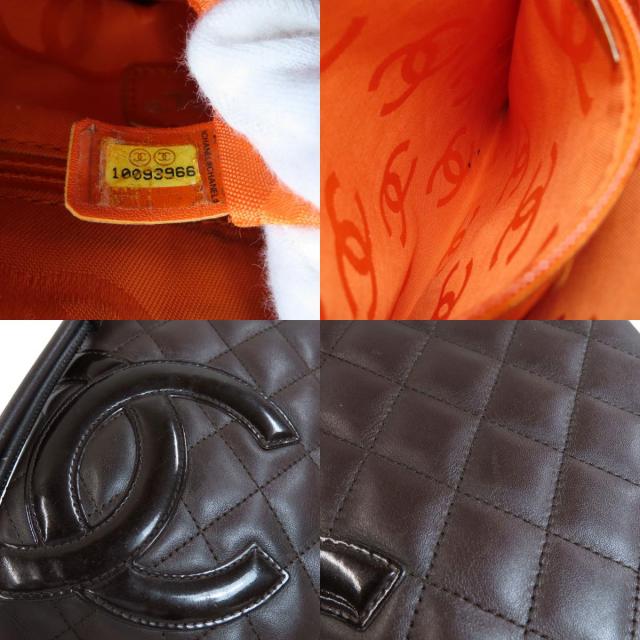 CHANEL シャネル カンボンライン ココマーク シルバー金具 ショルダー 