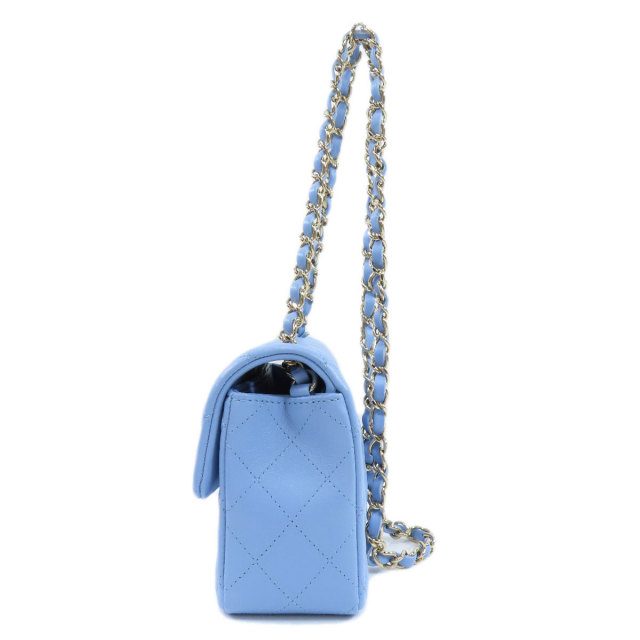 CHANEL シャネル チェーンショルダー マトラッセ シルバー金具 