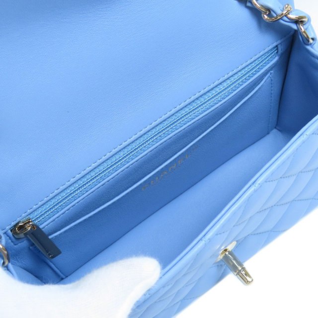 CHANEL シャネル チェーンショルダー マトラッセ シルバー金具  