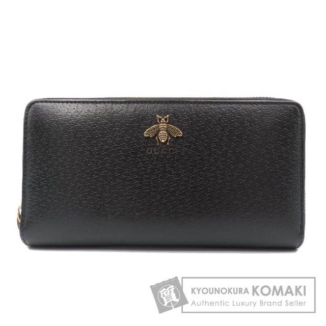 GUCCI グッチ 523667 ラウンドファスナー メタルビー アニマリエ 長 