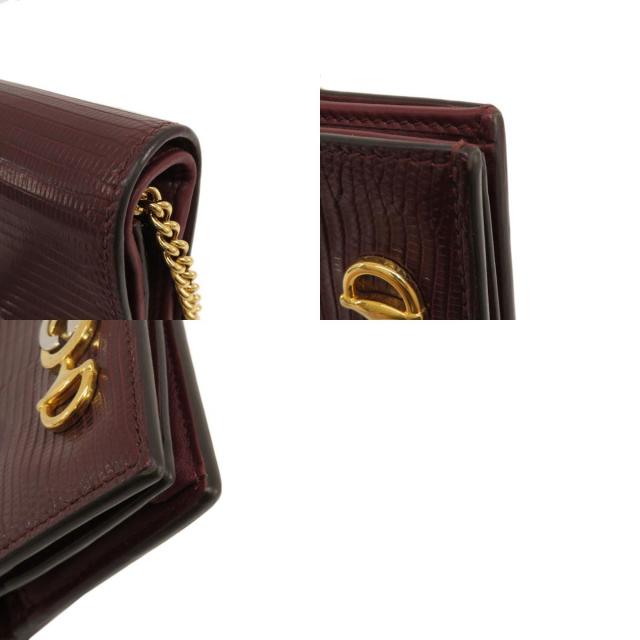 GUCCI グッチ 570660 チェーンウォレット ズゥミ 二つ折り財布（小銭