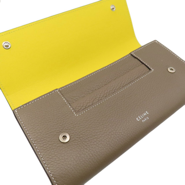 楽天市場】CELINE セリーヌ ラージフラップウォレット 二つ折り