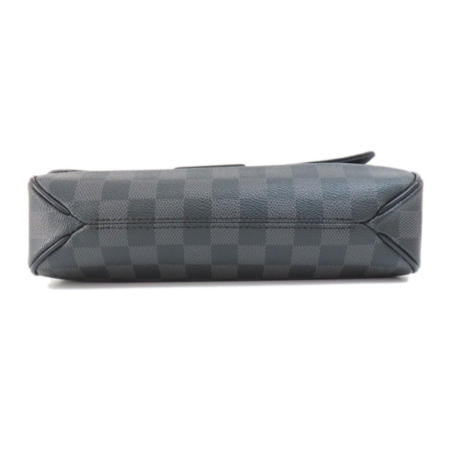 中古】ルイヴィトン ディストリクトPM ショルダーバッグ ダミエ レザー  