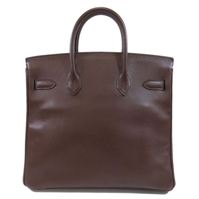 HERMES エルメス オータクロア28 ダークブラウン シルバー金具 