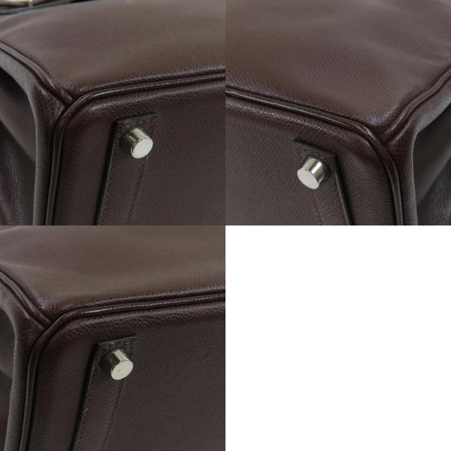 エルメスパンプス　ダークブラウン HERMES(エルメス)/ケリー28（内縫い）/ヴォー・クリスベ・トゴ