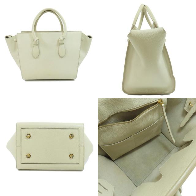 CELINE セリーヌ タイ ハンドバッグ カーフ レディース