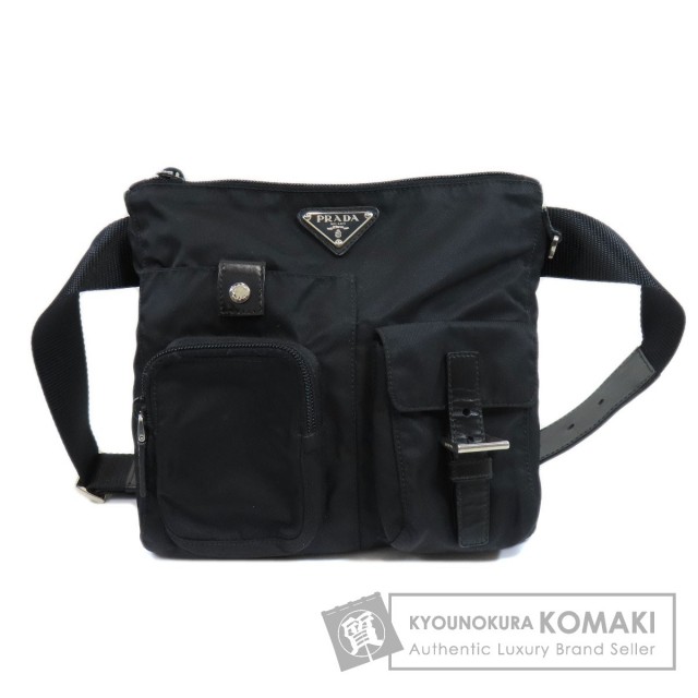 PRADA プラダ BM0011 ロゴ金具 ヒップバッグ・ウエストバッグ ナイロン  