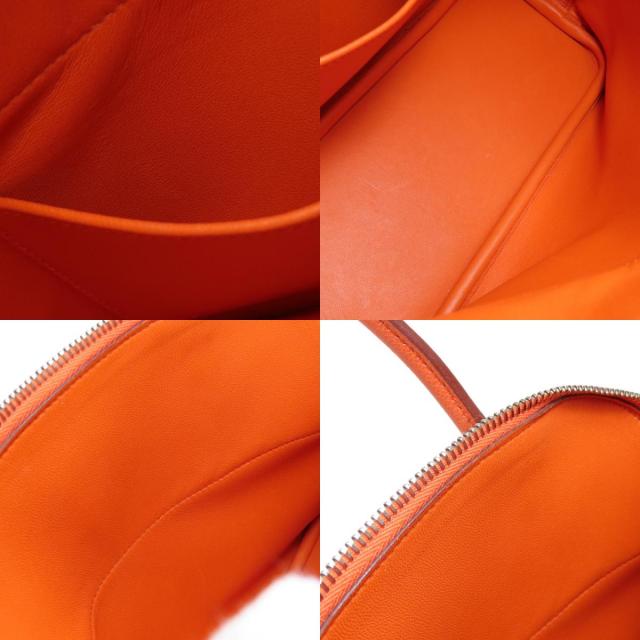 HERMES エルメス ボリード27 オレンジ シルバー金具