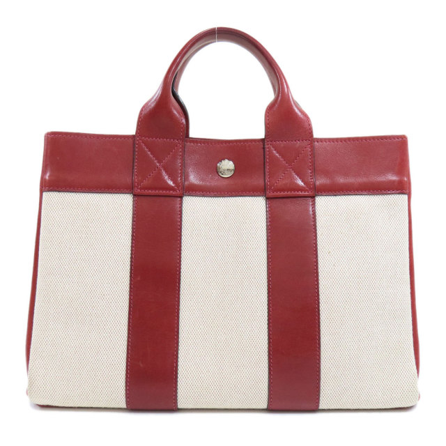 HERMES エルメス サックフールトゥPM ハンドバッグ トワル/カーフ 