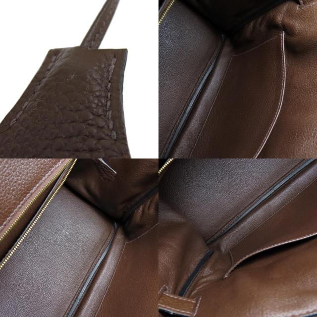 HERMES エルメス バーキン30 ダークブラウン ゴールド金具
