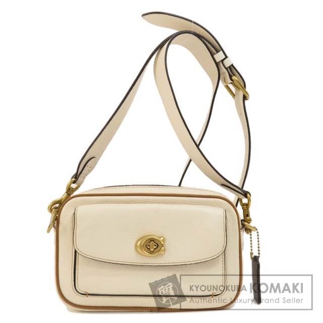 COACH ショルダーバッグ型番19768定価約6万円 青白