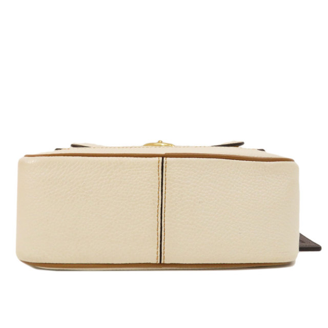 コーチ　COACH ショルダーバッグ　C0695 ホワイト COACH コーチ C0695 C金具 ショルダーバッグ レザー レディース