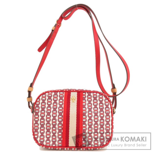 Tory Burch トリーバーチ チェーン柄 ショルダーバッグ PVC レディース