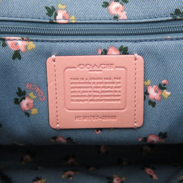 COACH コーチ 28900 2WAY ハンドバッグ レザー/デニム