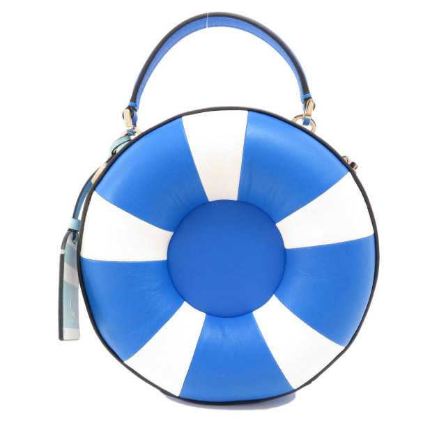 kate spade ケイトスペード 浮き輪モチーフ 2WAY ハンドバッグ レザー