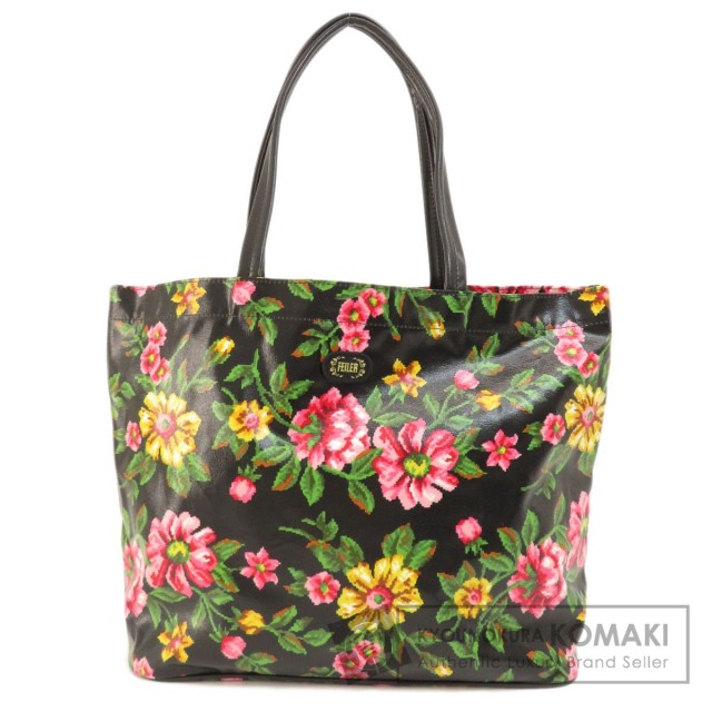 FEILER フェイラー フラワーモチーフ トートバッグ ナイロン素材  
