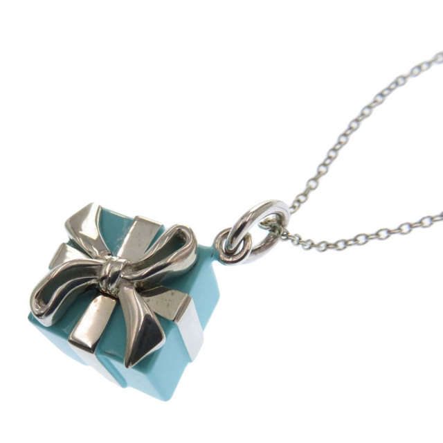 TIFFANY&Co. ティファニー ブルーボックス ネックレス シルバー レディース
