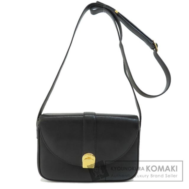 AIGNER アイグナー ロゴ ショルダーバッグ カーフ レディース
