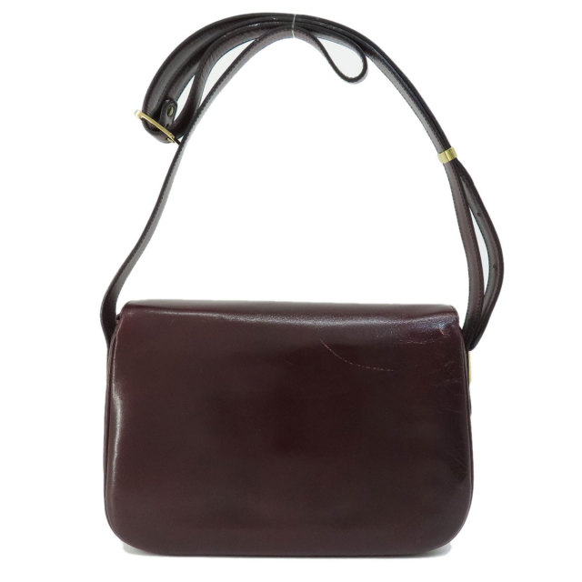 AIGNER アイグナー ロゴ ショルダーバッグ カーフ レディース 