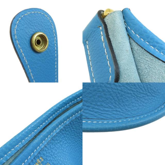 HERMES エルメス エブリン1 GM ブルージーン ゴールド金具 ショルダー 