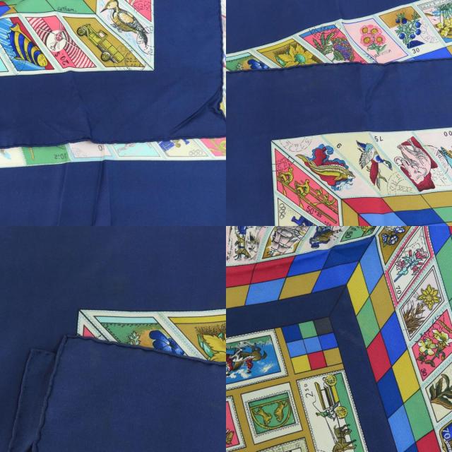 HERMES エルメス カレ90 CORRESPONDANCE スカーフ シルク レディース