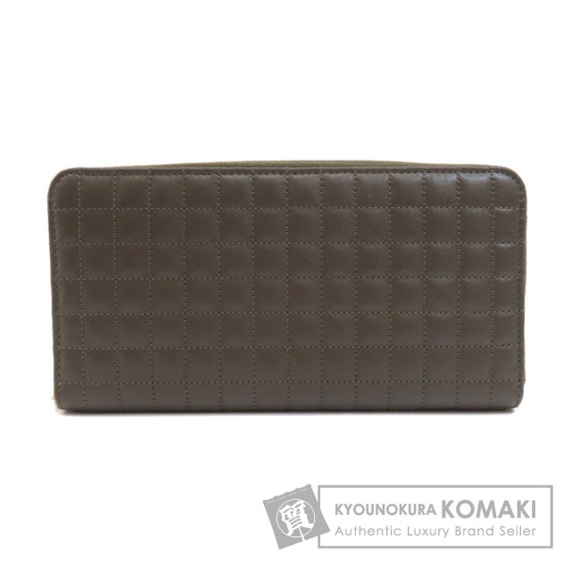 CELINE セリーヌ キルティング ラウンドファスナー 長財布（小銭入れ  