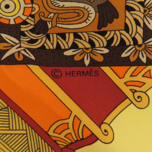 HERMES エルメス カレ90 ASTRES et SOLEILS 天体と太陽 スカーフ